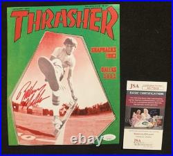 RODNEY MULLEN Signed POWELL PERALTA Glossy 8x10 Santa Cruz Deck withJSA COA