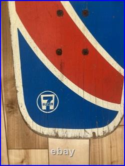 Rare 1980's Slurpin' USA 7 Eleven Promotional Skateboard
