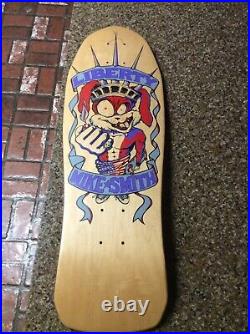 Rare 1989 NOS Mike Smith Liberty Skateboard Vintage OG Deck HTF