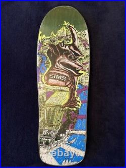 Rare 1990 Sims Pierre Andre Skateboard Deck
