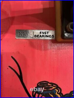 Rare 80's Vintage Nash Redline Executioner Skateboard Orange Dragon Wall Art