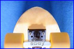 Rare! Bahne / Kicktail / Wooden Skateboard with Hot Lips Urethane Wheels