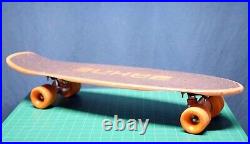 Rare! Bahne / Kicktail / Wooden Skateboard with Hot Lips Urethane Wheels