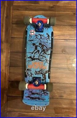 Rare Blue Powell Peralta Lance Mountain Bones Brigade Vintage Skateboard Tracker