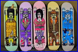Rare Late 90s 2000s 5boronyc Skateboard Series Five Boro