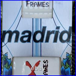 Rare Madrid Skateboard/Longboard Picture Frame 36 x 8 Hawaii Hibiscus Graphics