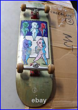 Rare Marc Johnson Personal Used Skateboard Thunder Trucks Polar Where Do We Go