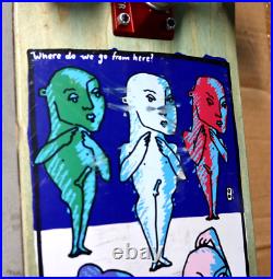 Rare Marc Johnson Personal Used Skateboard Thunder Trucks Polar Where Do We Go