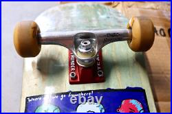 Rare Marc Johnson Personal Used Skateboard Thunder Trucks Polar Where Do We Go