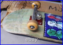 Rare Marc Johnson Personal Used Skateboard Thunder Trucks Polar Where Do We Go