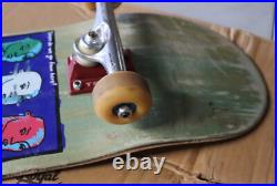 Rare Marc Johnson Personal Used Skateboard Thunder Trucks Polar Where Do We Go