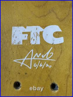 Rare Miles Silvas Signed Skateboard Ridden by Miles San Francisco Bridge