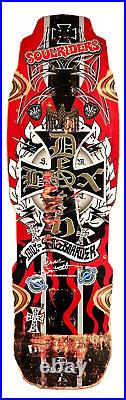 Rare Red DEATHBOX Dave Hackett ROCKET Personal Rider Skateboard Deck