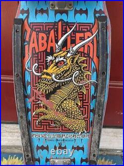 Rare Steve Caballero vintage 80's powell peralta skateboard Dragon