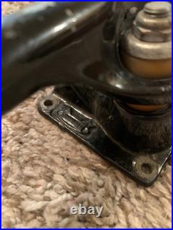Rare Vintage 1980's RANNALLI Skateboard Trucks 9 Axle, Black Rare Vintage 1980's RANNALLI Skateboard Trucks 9 Axle, Black