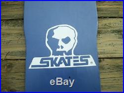 Rare Vintage 1980's Skull Skates'Skeletal 2' Unused SkateboardNice Condition