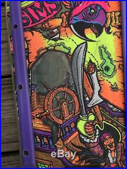 (Rare) Vintage 1980s Sims Kevin Staab Pirate Skateboard