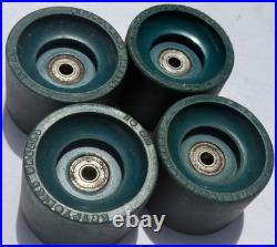 Rare Vintage 1st Gen Kryptonics Skateboard Wheels Raised Letters Blue 70mm Rare Vintage 1st Gen Kryptonics Skateboard Wheels Raised Letters Blue 70mm