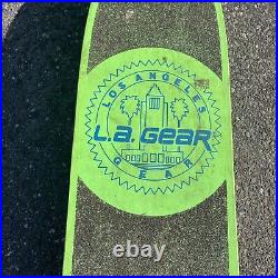 Rare Vintage 80s LA GEAR Nash Old School Skateboard XR-2 Trucks Los Angeles 9.5