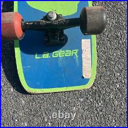 Rare Vintage 80s LA GEAR Nash Old School Skateboard XR-2 Trucks Los Angeles 9.5