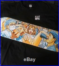 Rare Vintage Cliche skateboard Marc McKee Art NOS Sean Cliver w Free HUF Shirt