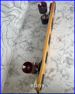 Rare Vintage Cruiser OG Logan Sims Comps Bamboo Skateboard 360 Power Pivot