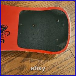 Rare Vintage Skateboard Adventure Man Rambo 80s Red Yellow Retro Old School