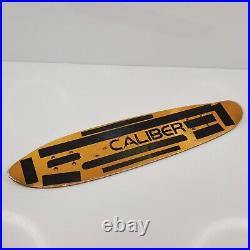 Rare Vintage X-Caliber Skateboard Sidewalk Surfer Deck Gold Aluminum 23 USA
