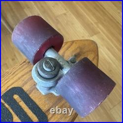 Rare antique handmade wooden skateboard 50s-1960's Trucks California Old Skool Rare antique handmade wooden skateboard 50s-1960's Trucks California Old Skool