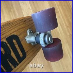 Rare antique handmade wooden skateboard 50s-1960's Trucks California Old Skool Rare antique handmade wooden skateboard 50s-1960's Trucks California Old Skool