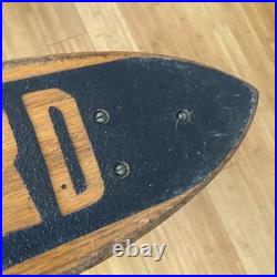 Rare antique handmade wooden skateboard 50s-1960's Trucks California Old Skool Rare antique handmade wooden skateboard 50s-1960's Trucks California Old Skool