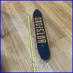 Rare antique handmade wooden skateboard 50s-1960's Trucks California Old Skool Rare antique handmade wooden skateboard 50s-1960's Trucks California Old Skool
