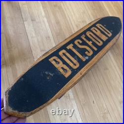 Rare antique handmade wooden skateboard 50s-1960's Trucks California Old Skool Rare antique handmade wooden skateboard 50s-1960's Trucks California Old Skool