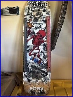 Rare vintage 1980's Rodney Mullen Powell Peralta freestyle skateboard Deck ONLY