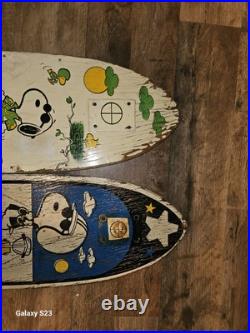 Rare vintage snoopy scooter skate, snoopy skateboard deck 1970s GreatCondition