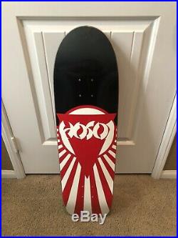 Red Kross- Black Label Skateboards Christian Hosoi Rising Sun MISPRINT Deck