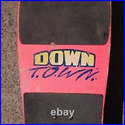Retro 1980s Variflex Vintage DOWN TOWN Cops Robbery Skateboard Complete RARE