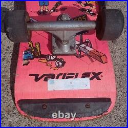 Retro 1980s Variflex Vintage DOWN TOWN Cops Robbery Skateboard Complete RARE