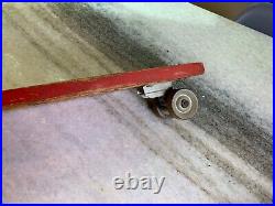 Rinky Dink Surf Board Vintage Metal Steel Wheels Skateboard Wood Wooden