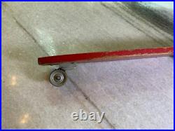 Rinky Dink Surf Board Vintage Metal Steel Wheels Skateboard Wood Wooden