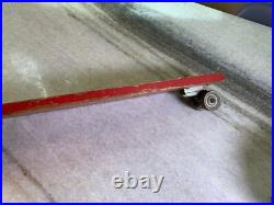 Rinky Dink Surf Board Vintage Metal Steel Wheels Skateboard Wood Wooden
