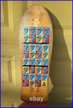 Rolling Stones Vintage Skateboard Airbourne OG 1989 USA Very Rare Collectible OG
