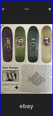 Rudy Johnson Blind Skateboard Deck Dear George Vintage Per Welinder Spoof