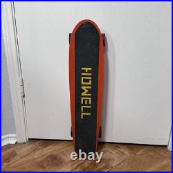 Russ Howell 1978 Power Paw Speed Spring Skateboard With Original Trucks Wheels