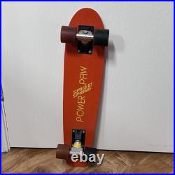 Russ Howell 1978 Power Paw Speed Spring Skateboard With Original Trucks Wheels
