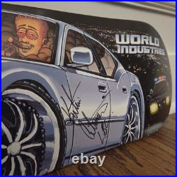 SIGNED Vintage World Industries Skateboard Deck Kurtis Colamonico Lbc Police NOS SIGNED Vintage World Industries Skateboard Deck Kurtis Colamonico Lbc Police NOS