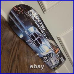 SIGNED Vintage World Industries Skateboard Deck Kurtis Colamonico Lbc Police NOS