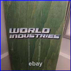SIGNED Vintage World Industries Skateboard Deck Kurtis Colamonico Lbc Police NOS