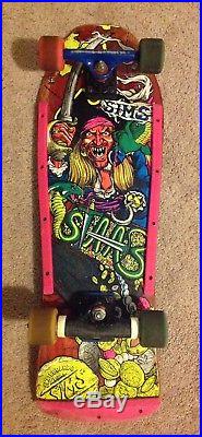 SIMS Kevin Staab Pirate Skateboard complete withTracker Powell Peralta VINTAGE