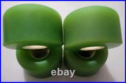 SIMS STREET SNAKE JELLY GREEN WHEELS VTG HTF WITH CORE 4 WHEELS 63mm OLDSKOOL